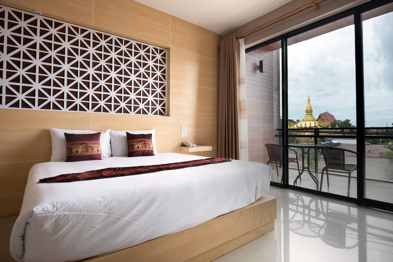 Thatluangview Hotel Vientiane Exterior foto